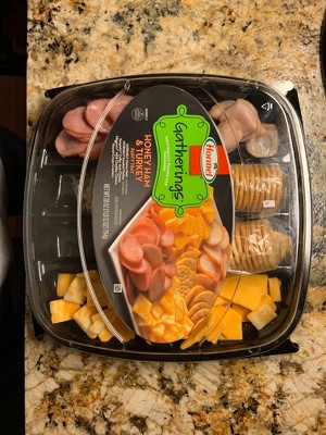 Hormel Gatherings® Honey Ham and Turkey with Cheese and Crackers Deli Party  Tray, 1.75 lb - Food 4 Less