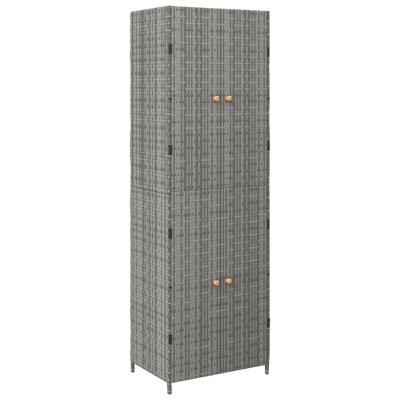 vidaXL Garden Storage Cabinet Gray