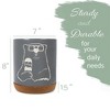 Elanze Designs Kitchen Utensil Holder With Non Slip Cork Base Large 8 Inch Ceramic Storage Crock Quirky Fun Countertop Organizer Polar Bear Sunglasses - 2 of 4
