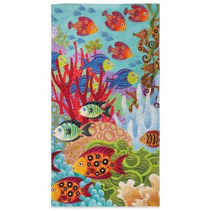 Laural Home Fish in the Hood Beach Towel - Multicolored - 1 of 1