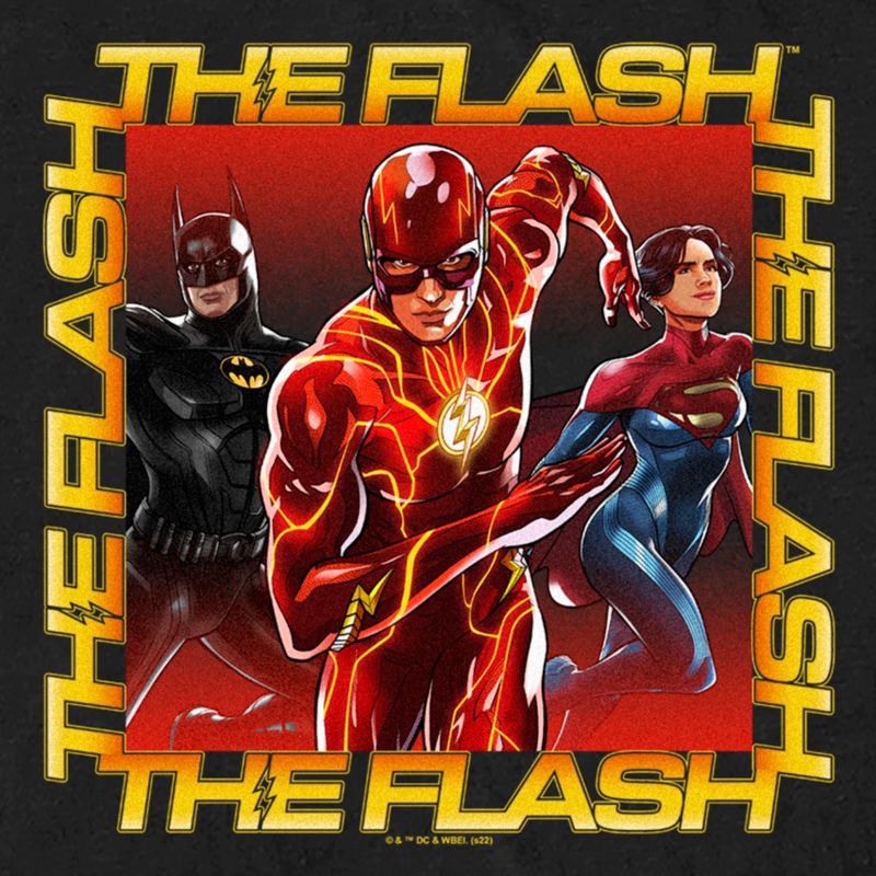 Men's The Flash Boxed Superheroes T-Shirt, 2 of 6
