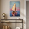 Art Remedy Contemplating at High Seas Beach Life Inspired Wall Art Framed - 2 of 4