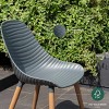 Amazonia 2pc BlissSeat Outdoor Patio Dining Chairs Armless Chairs - 3 of 4