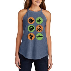Women's - Disney - Disney Villains Icons Graphic High Neck Tank - 1 of 3