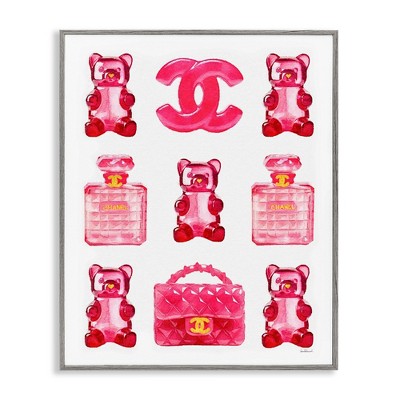 Stupell Industries Red Glam Gummy Candy, 11" x 14"