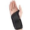 OTC Wrist Splint, 6-Inch Petite or Youth Size, Lightweight Breathable, Black, Right - 2 of 4
