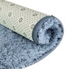 Unique Bargains 2 Pcs Absorbent Soft Thick Shag Bath Mats for Shower Bathtub Spa Floors - 4 of 4