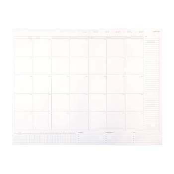Undated Desktop Calendar Month Pad - russell+hazel