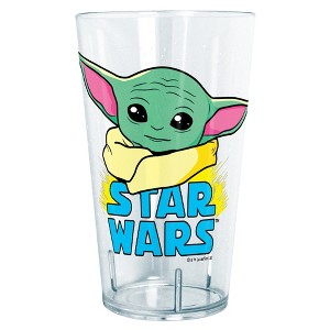 Star Wars The Mandalorian The Child Cartoon Shiny Eyes Tritan Drinking Cup - 1 of 3