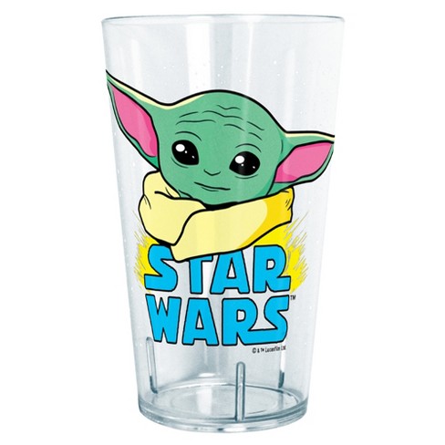 Star Wars The Mandalorian The Child Cartoon Shiny Eyes Tritan Drinking Cup  - Clear - 24 Oz. : Target
