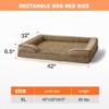 JOEJOY Orthopedic Dog Beds, Washable Dog Sofa with Egg-Crate Foam, Waterproof Lining and Non-Skid Bottom - 2 of 4