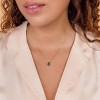 18K Gold Plated Birthstone Necklace, Dainty Emerald Green CZ Teardrop Pendant, Adjustable Jewelry Gift for Women - 4 of 4