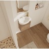 21.30"Soft Close Doors Bathroom Vanity With Sink,16 Inch For Small Bathroom,Imitative Oak - 3 of 4