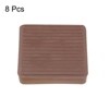 Unique Bargains Non-Slip Rubber Durable Furniture Cups Fit Sofa Bed Chair 8 Pcs - 3 of 4