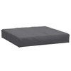 vidaXL Pallet Cushion Melange Anthracite 23.6"x23.6"x3.9" Fabric - 2 of 4