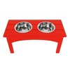 WestinTrends Elevated Pet Feeder for Cats and Dogs Puppy, Removable stainless steel eating Bowl, All Weather Resistant - 4 of 4
