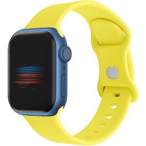 Worryfree Gadgets Silicone Sports Band for Apple Watch 42/44/45mm iWatch Band Series 8 7 6 5 4 3 2 1 & SE - 1 of 4
