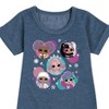 - LOL Surprise! - Winter Dolls Graphic Short Sleeve Fleece Dress - 2 of 4