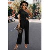 I AM A FASHION JUNKY Plain One Shoulder High Waist Fit Jumpsuit - 3 of 4