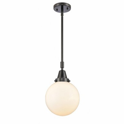 Beacon - 1 Light Stem Hung Mini Pendant In Industrial Style-12.63 Inches Tall and 8 Inches Wide
