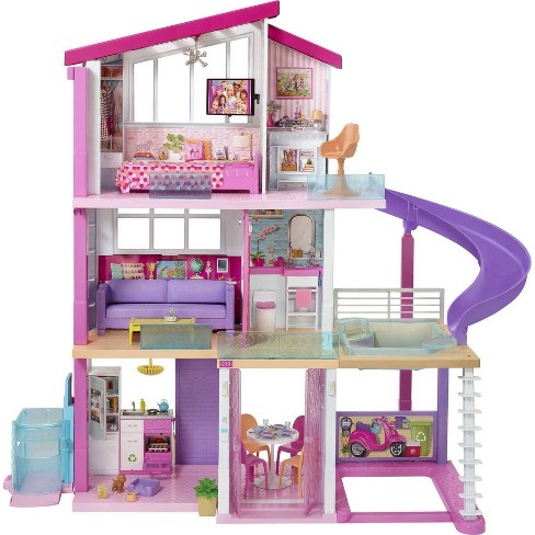 Barbie Dreamhouse Dollhouse with Wheelchair Accessible Elevator - image 1 of 4