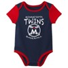 MLB Minnesota Twins Infant Boys' 3pk Bodysuit - 4 of 4