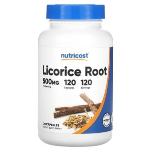 Nutricost Licorice Root, 500 mg, 120 Capsules - 1 of 2