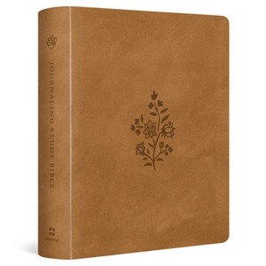 ESV Journaling Study Bible (Trutone Over Board, Nubuck Caramel) - (Leather Bound) - 1 of 1