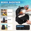 Hachikiko Clear Heavy Duty Mesh Backpack for School - See Through Net Bookbag for Beach/Sports/Travel - 3 of 4