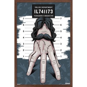 Trends International Wednesday: Season 2 (2025) - Thing Fernando Fingertips Framed Wall Poster Prints - 1 of 4