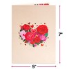 Paper Love Pop Up 3D Love Bouquet Card - 2 of 4