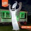 Joyfy 12 FT Halloween Inflatable Outdoor Decoration, Scary Ghost Inflatable with LEDs for Halloween Party Indoor, Outdoor, Yard, Garden, Lawn Decor - 3 of 4
