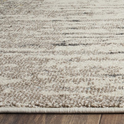 Boho-Chic Grey Multi Synthetic 8' x 10' Hand-Knotted Area Rug
