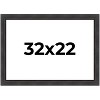PosterPalooza | Traditional Black Picture Frame - UV Acrylic, Backing Board, Hanging Hardware Included - 2 of 4