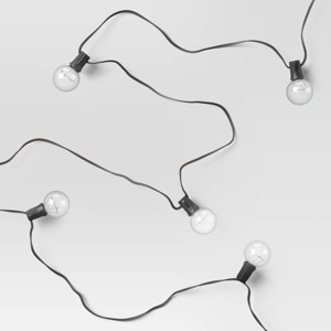 20ct Incandescent Outdoor String Lights G40 Clear Bulbs - Room Essentials™ - 1 of 4