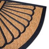 BirdRock Home 24 x 36 Half Round Doormat - tan, black - 2 of 4
