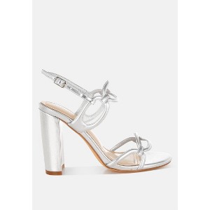 Ryzah Metallic Cut Out Chain Women Sandals - 1 of 4