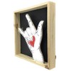 TX USA Corporation Wall Art, 1" W x 9.5" D x 9.5" H, Multicolored - 3 of 4