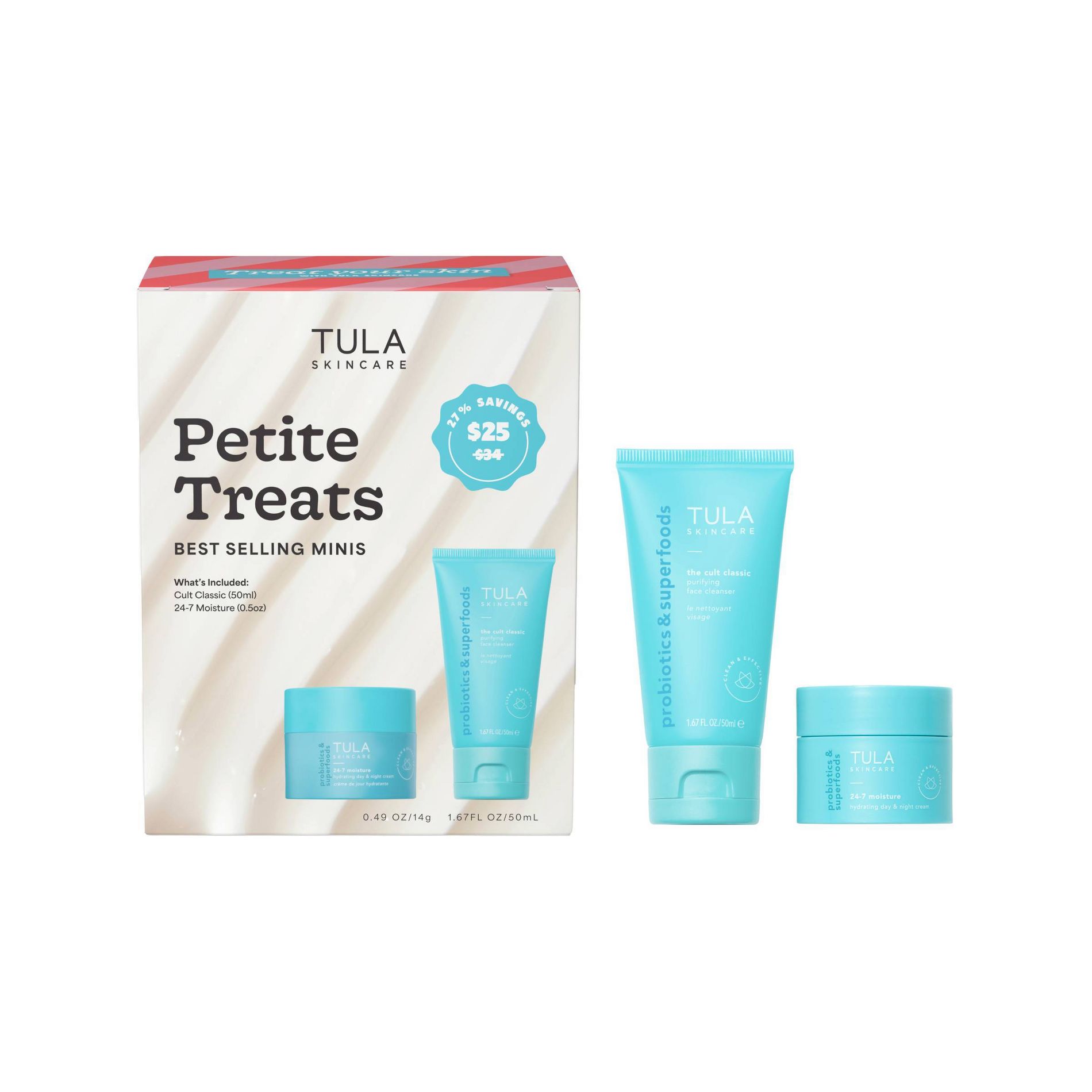 TULA SKINCARE Petite Treats Bestselling Cleansing & Hydrating Duo - Ulta Beauty