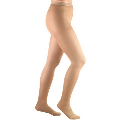 Truform Women's Compression Pantyhose, 20-30 mmHg, Opaque Hosiery Support Shaping Tights