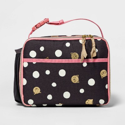 polka dot lunch bag