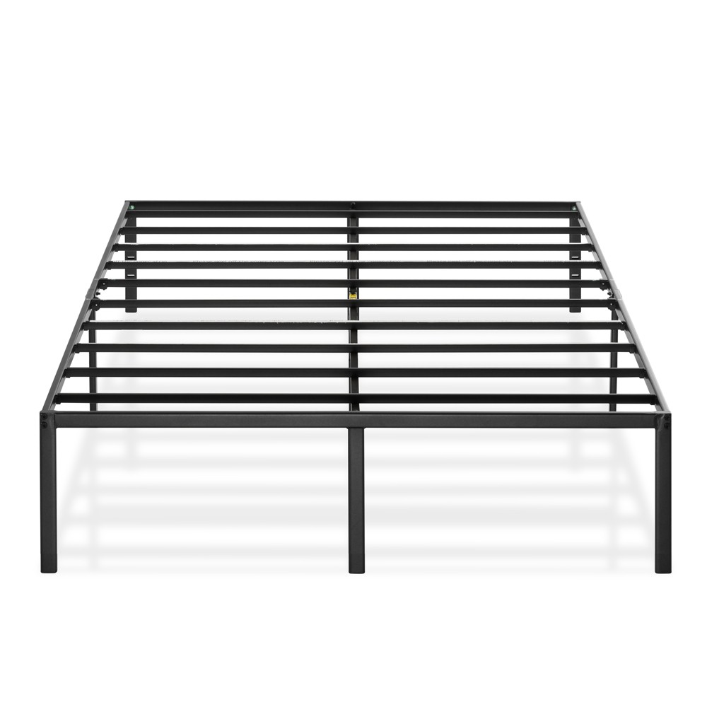 Photos - Bed Best Price Mattress King 14" Classic Metal Platform  Frame Black