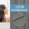 LunaLulinlk No Hook Fabric Shower Curtain with Snap Lining - 2 of 4