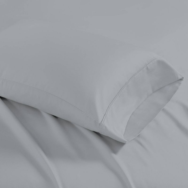 800 Thread Count Sateen Cotton Pillowcase Set - Aireolux, 3 of 7