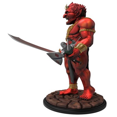 Dungeons & Dragons Efreeti Red Resin Statue with Knight