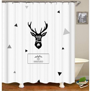 Wild And Free Shower Curtains for Bathroom Waterproof Fabric Bath Curtain Durable Soft Stylish Bathroom Decor 72x72 Inch - 1 of 1