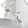 BWE Single Hole Single-Handle Low-Arc Bathroom Faucet With Pop-up Drain Assembly - 2 of 4