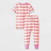 Toddler Girls' 4pc Ribbed Pajama Set - Cat & Jack™ - 2 of 4