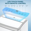 SKONYON 12000 BTU ASHRAE Portable Air Conditioner for 450 Sq.FT with Remote Control - 4 of 4