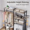 Over The Washer and Dryer Storage Shelf, Laundry Room Organization Racks, Bathroom Space Saver Shelf for Drying Clothes - 4 of 4